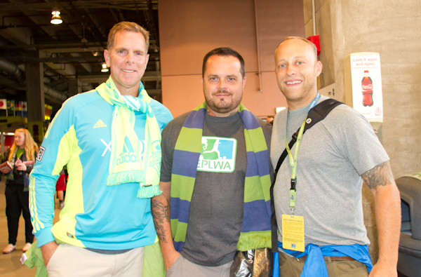 EPLWA T-shirt: The league logo appears on this CafePress shirt. In the photo are three league founders. Left to right: Peter Ostrovsky, Jeff McIntyre, John Crouch.