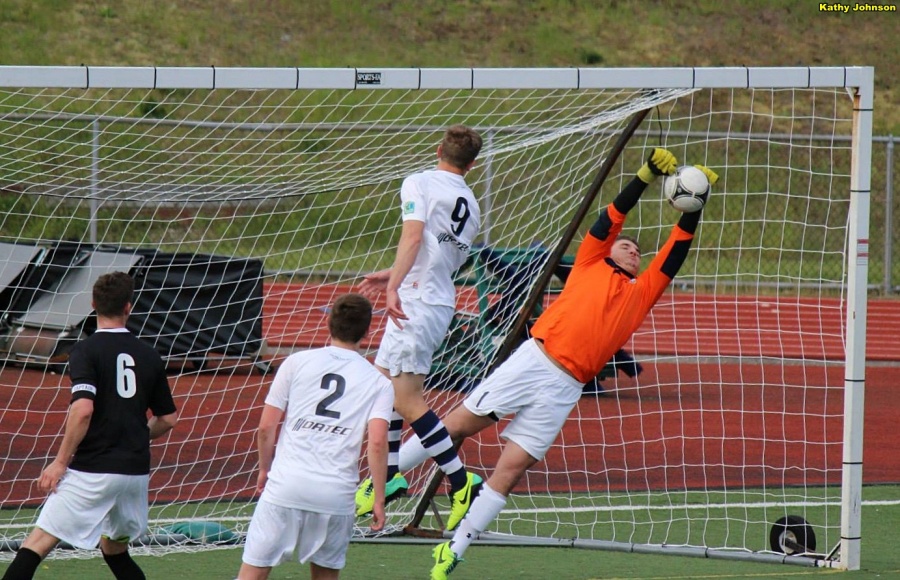 The EPLWA has some fine goalkeepers. Jordan Hadden has impressed in goal for WestSound FC. (File photo / Kathy Johnson)