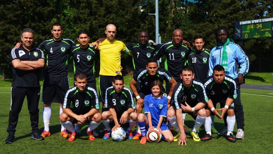 Seattle Stars FC starting eleven May 11 against Vancouver. (Stars Facebook)
