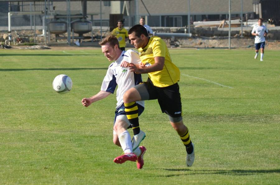 Rob Lansche scored a brace as Seattle won their first match. (club photo)