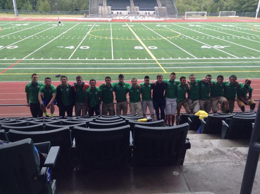 Wenatchee checks out Civic Stadium before the match. (Facebook)