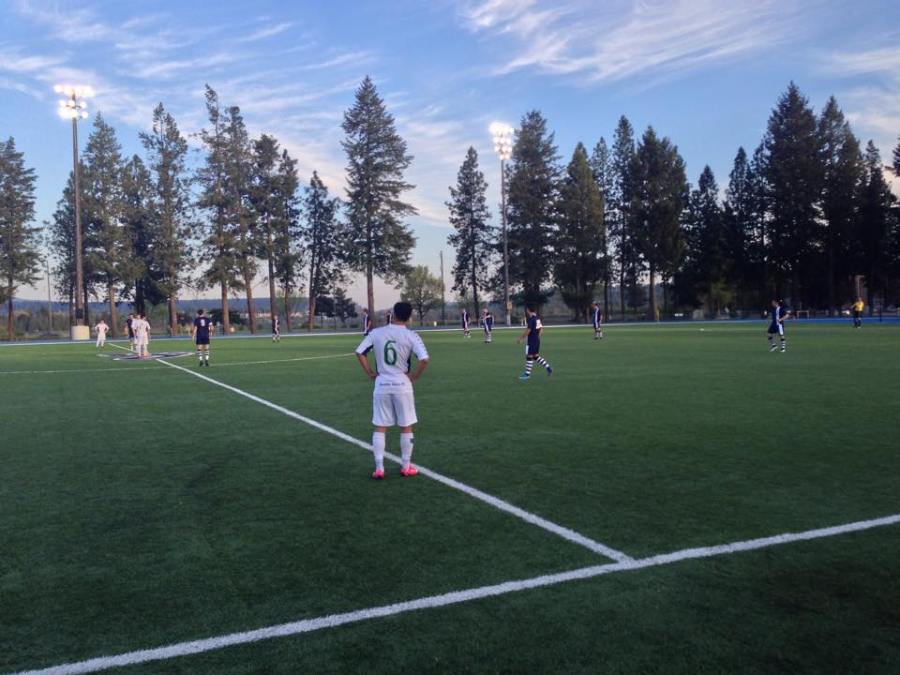 Kick off between Spokane and Seattle at Spokane Falls CC Stadium. (Shadow Facebook)