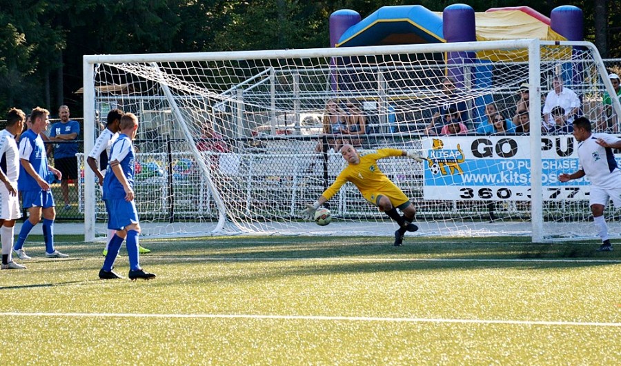 Scott Barnum kept the Seattle Stars in the match on Sunday in Bremerton. (Stars photo)